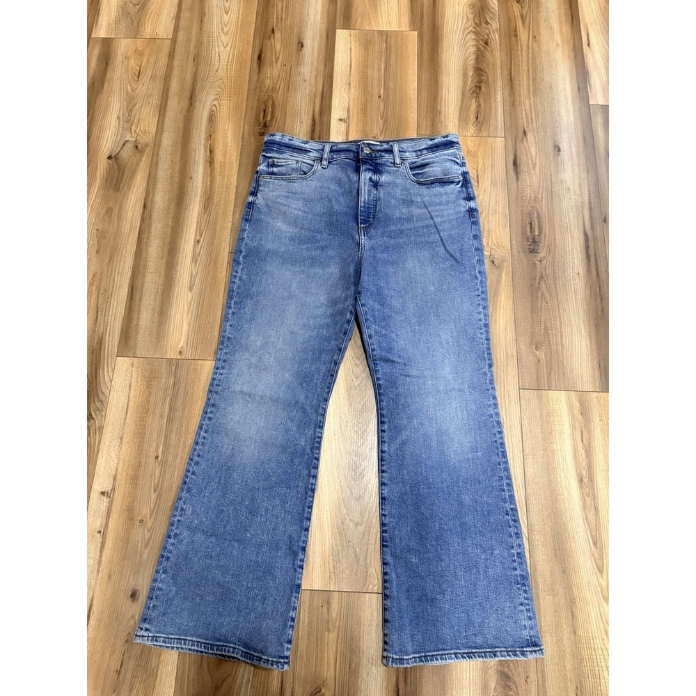 Loft Women's 12 Or 31‎ Jeans Bootcut Wide Leg Medium Wash